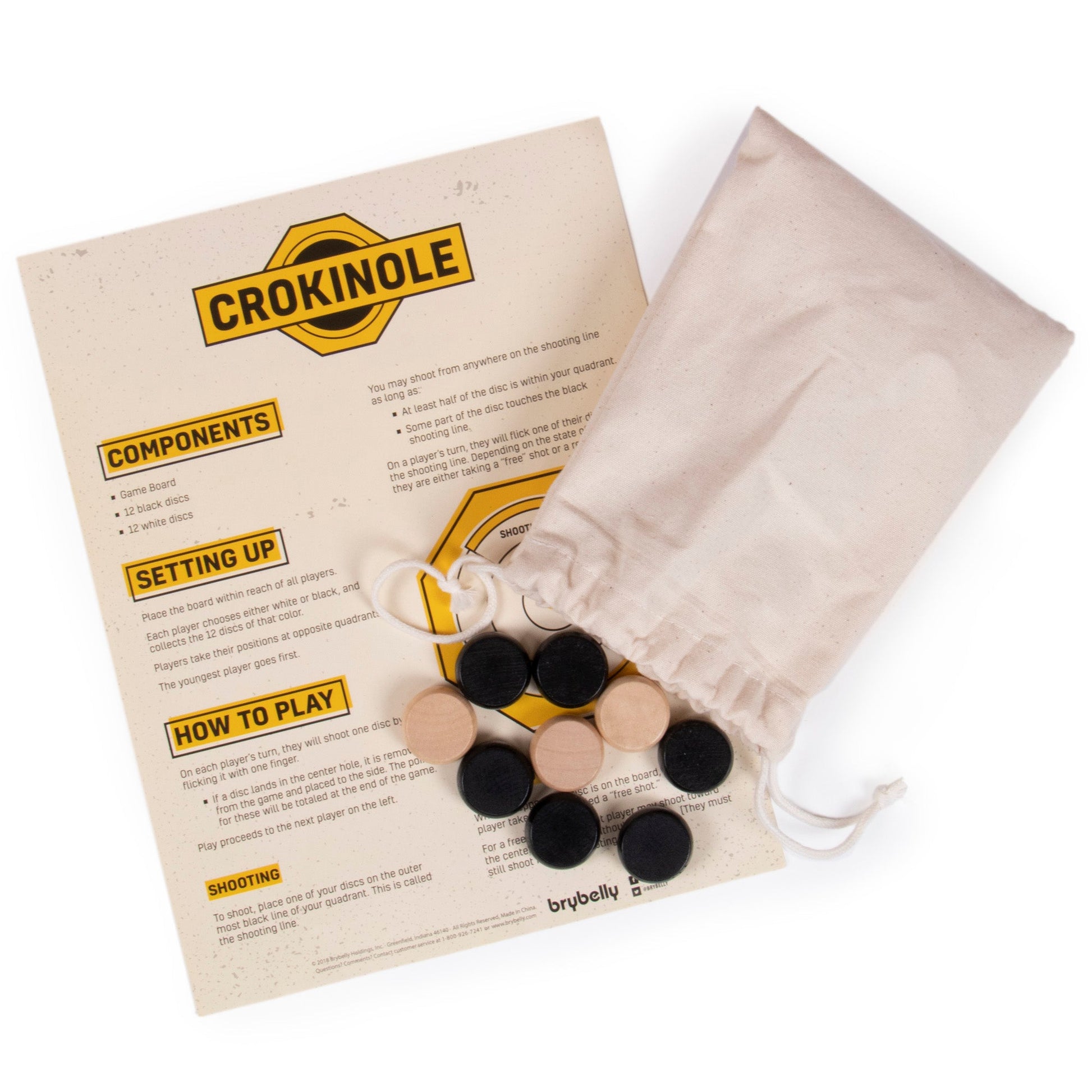 Tournament Crokinole Board | 30-Inch | Classic Canadian Strategy Game | Chucklebox - Niksstuff