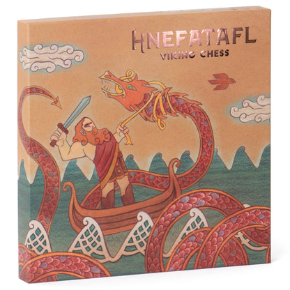 Hnefatafl: Viking Chess | Ancient Norse Strategy Game | 37 Pieces | 10.5" Board | Chucklebox - Niksstuff
