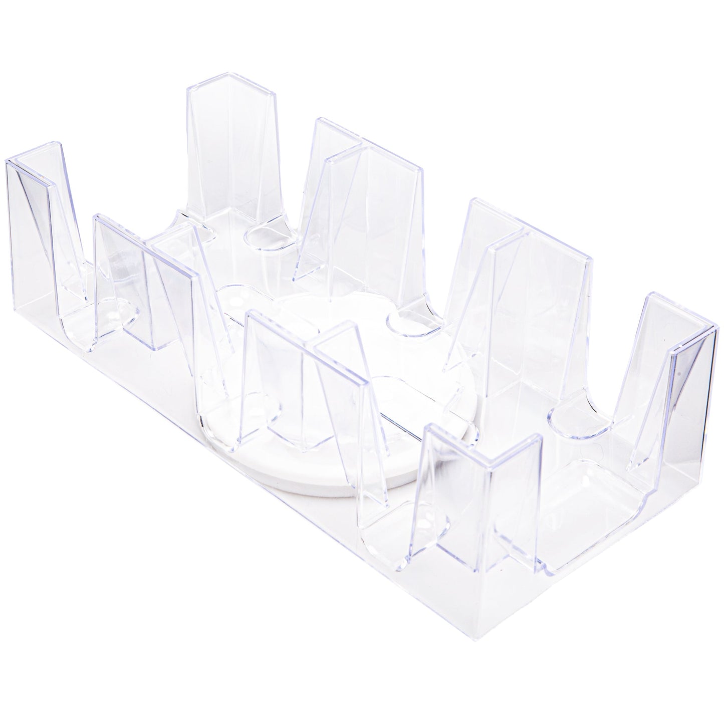Elite Rotating Card Tray | 360° Swivel | Clear Acrylic | Scratch-Resistant | Chucklebox - Niksstuff