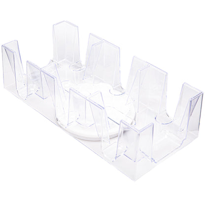 Elite Rotating Card Tray | 360° Swivel | Clear Acrylic | Scratch-Resistant | Chucklebox - Niksstuff