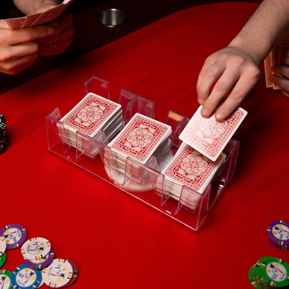 Elite Rotating Card Tray | 360° Swivel | Clear Acrylic | Scratch-Resistant | Chucklebox - Niksstuff