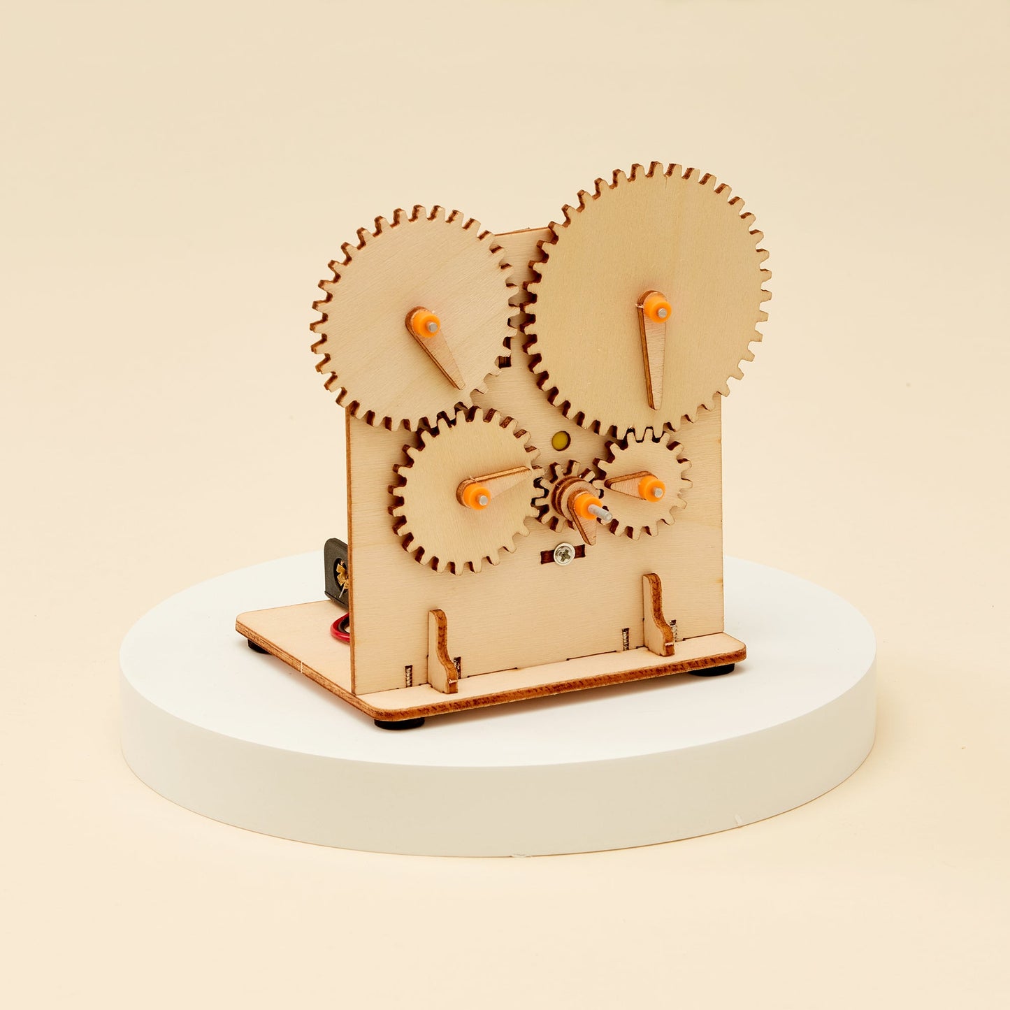 Gear Train DIY Kit | Mechanical Engineering STEM Toy for Kids 8+ - Niksstuff