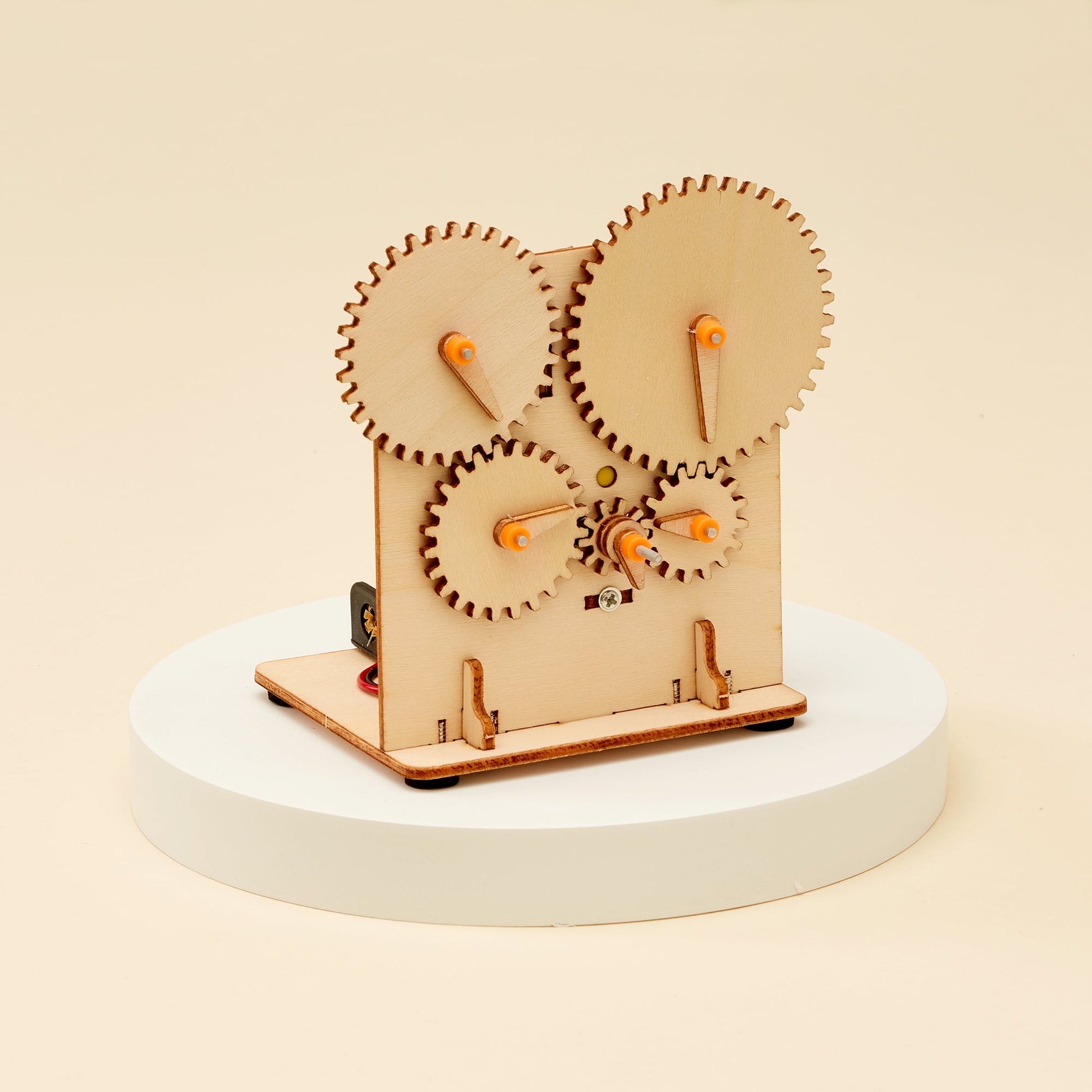 Gear Train DIY Kit | Mechanical Engineering STEM Toy for Kids 8+ - Niksstuff