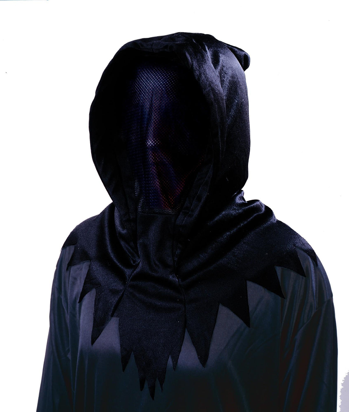 Invisible Face Mask with Mesh Hood - One Size Black