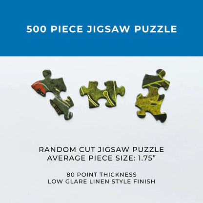 Enchanted Glen Jigsaw Puzzle | 500 Pieces | 19"x19" | Art by Emily Winfield Martin | Made in USA - Niksstuff