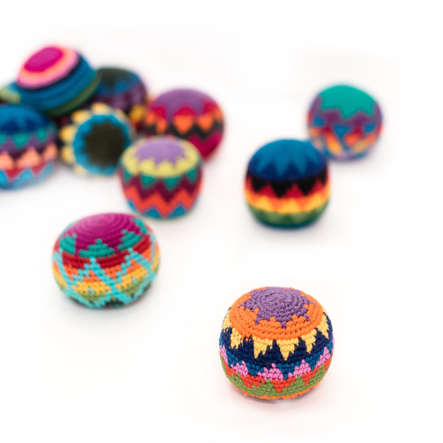 Hacky Sack Colorful Foot Sack by Upavim Crafts