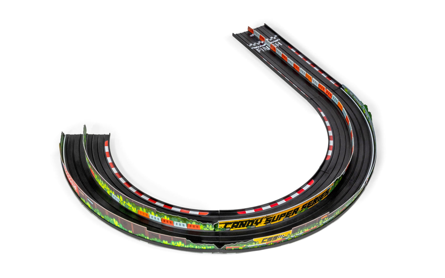 Add-On Kit: Hairpin | Candylab ROADWORKS Track | Tight Hairpin Turn for Epic Drifts | Ages 3+ | Compatible with 1:64 Diecast - Niksstuff
