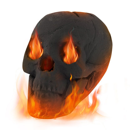 Halloween Fire Pit Skull – Ceramic Fibre Fire Decoration