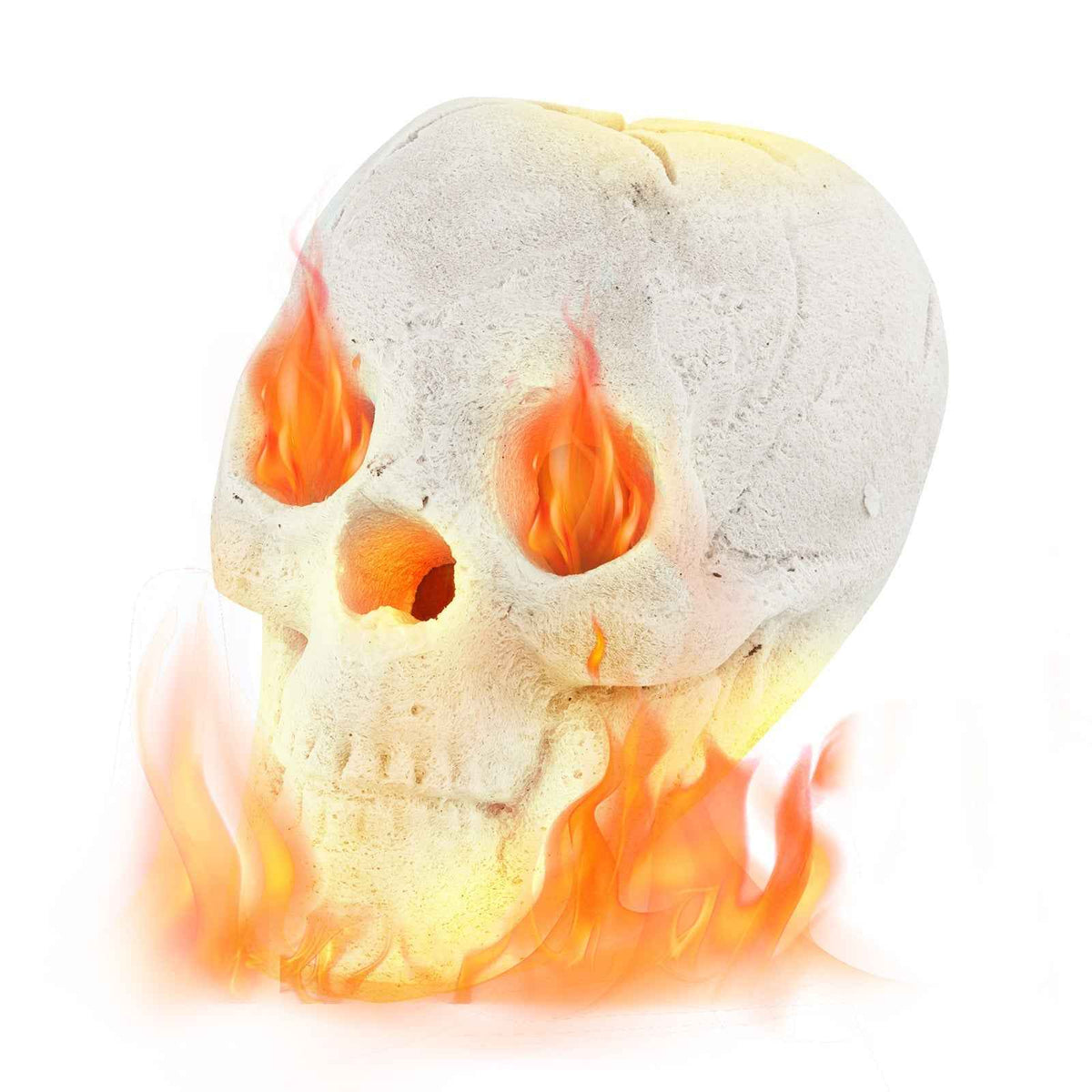 Halloween Fire Pit Skull – Ceramic Fibre Fire Decoration