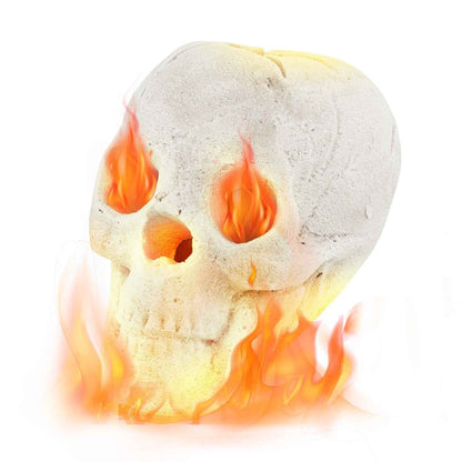 Halloween Fire Pit Skull – Ceramic Fibre Fire Decoration