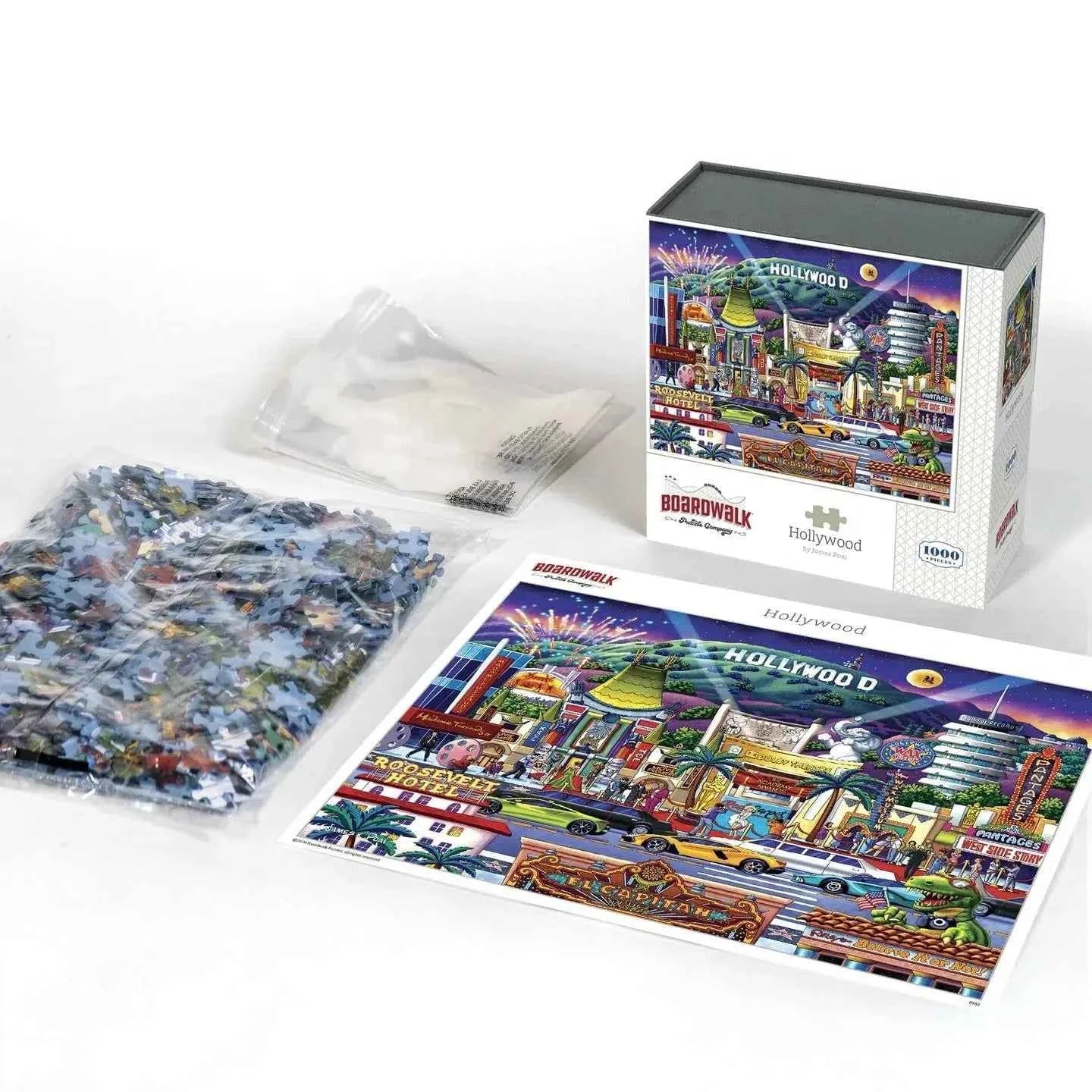 Hollywood Boulevard 1000 Piece Jigsaw Puzzle | Made in USA