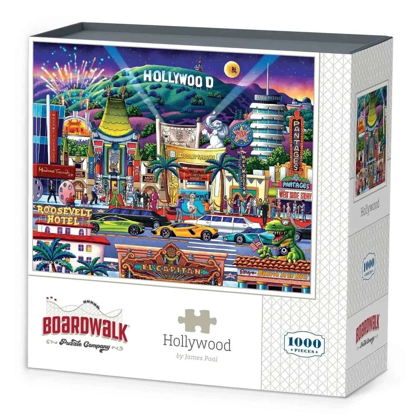 Hollywood Boulevard 1000 Piece Jigsaw Puzzle | Made in USA