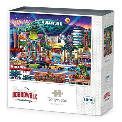 Hollywood Boulevard 1000 Piece Jigsaw Puzzle | Made in USA