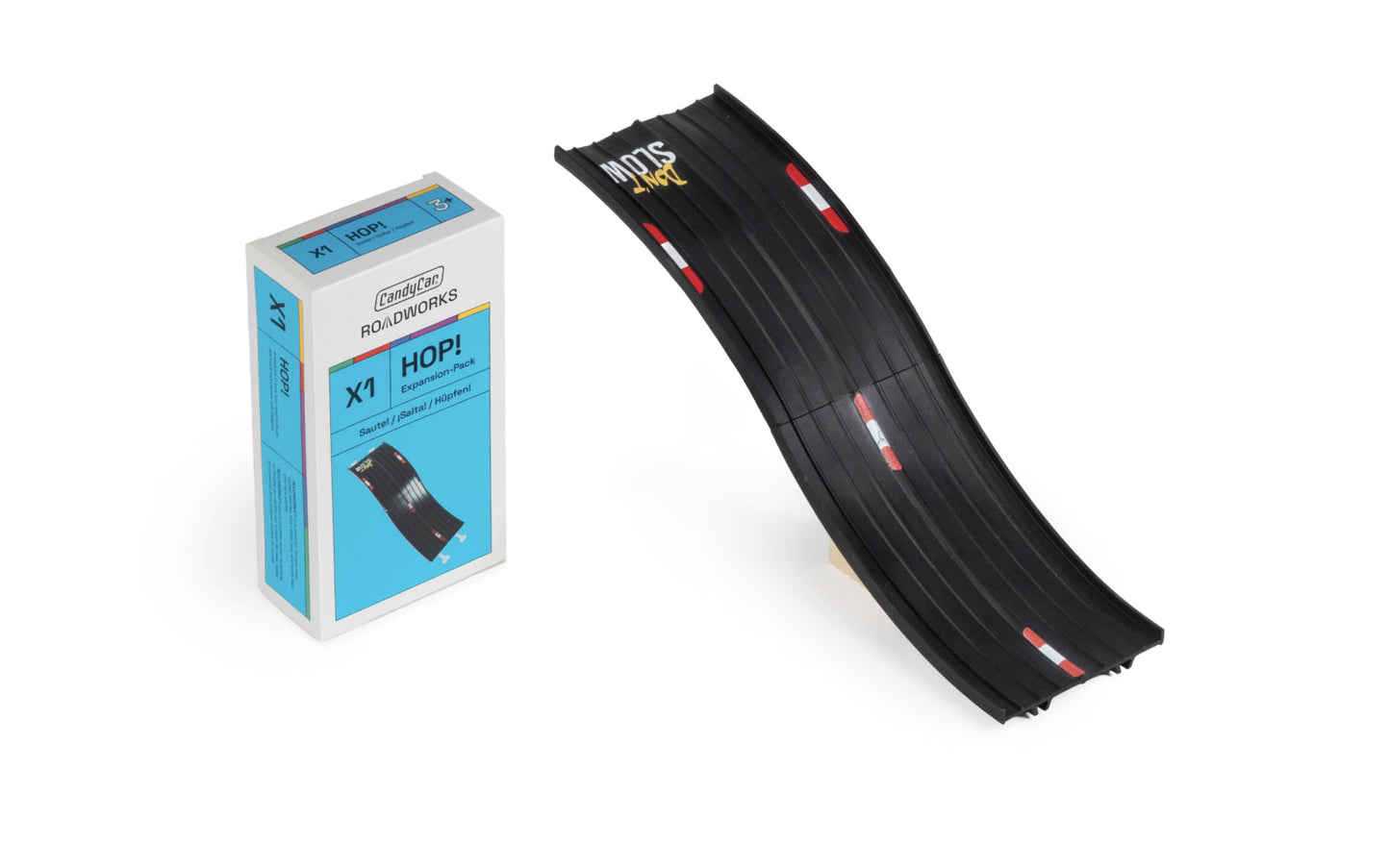 Expansion Pack: Hop | Candylab ROADWORKS Track | 1.2ft Drop & Elevation Change | Ages 3+ | Compatible with 1:64 Diecast - Niksstuff