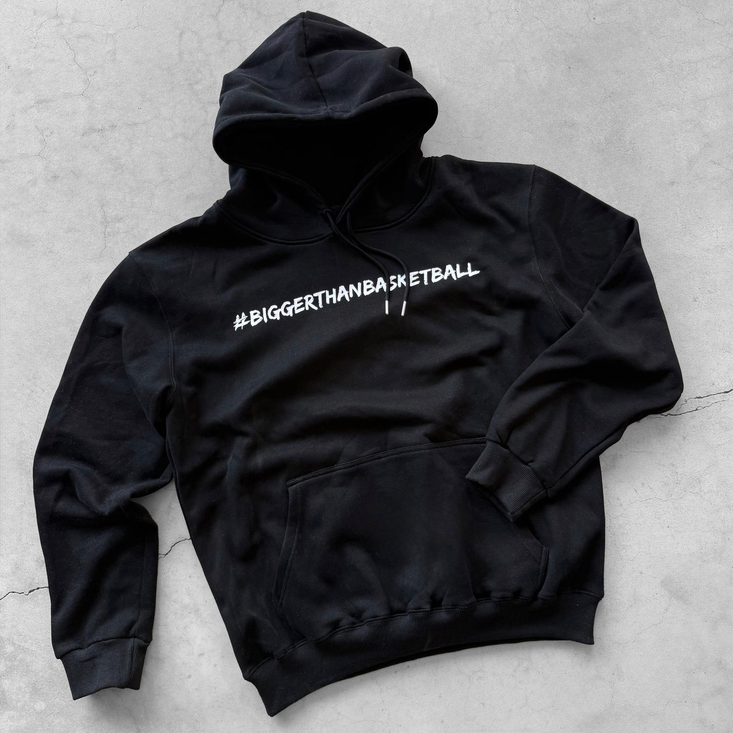 Bigger Than Basketball - Hoodie - Black | Youth & Adult - Niksstuff