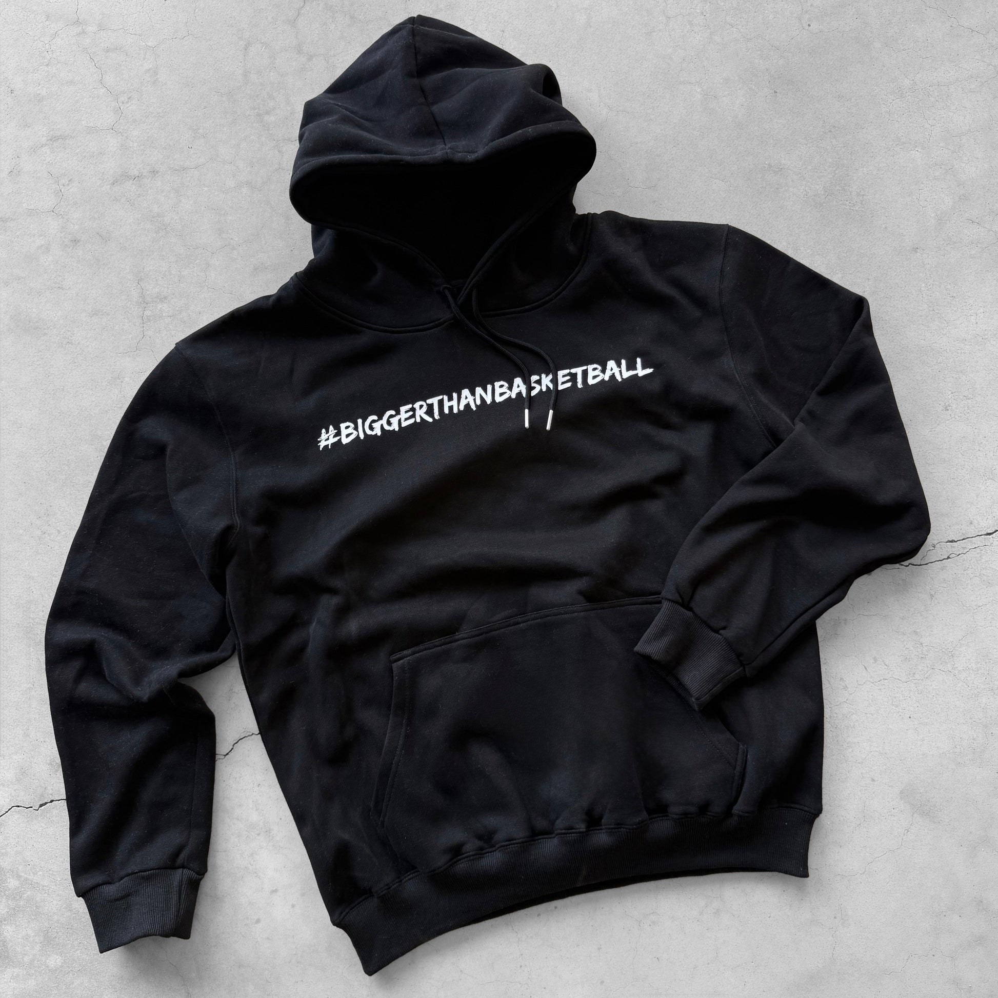 Bigger Than Basketball - Hoodie - Black | Youth & Adult - Niksstuff