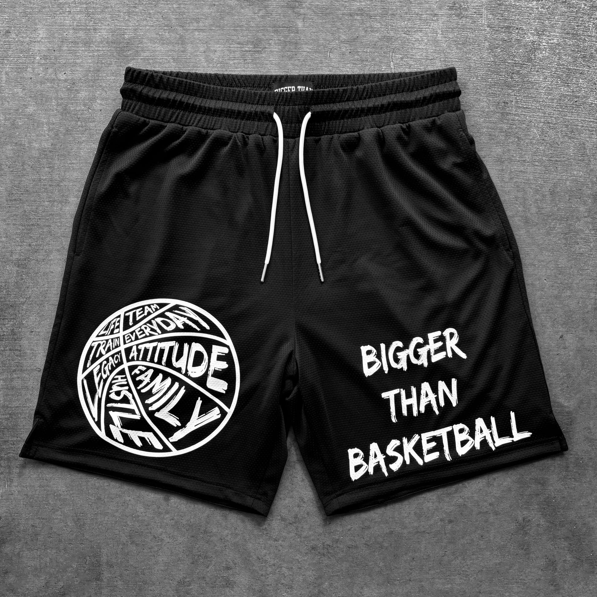 Bigger Than Basketball - Shorts - Black | Youth & Adult - Niksstuff