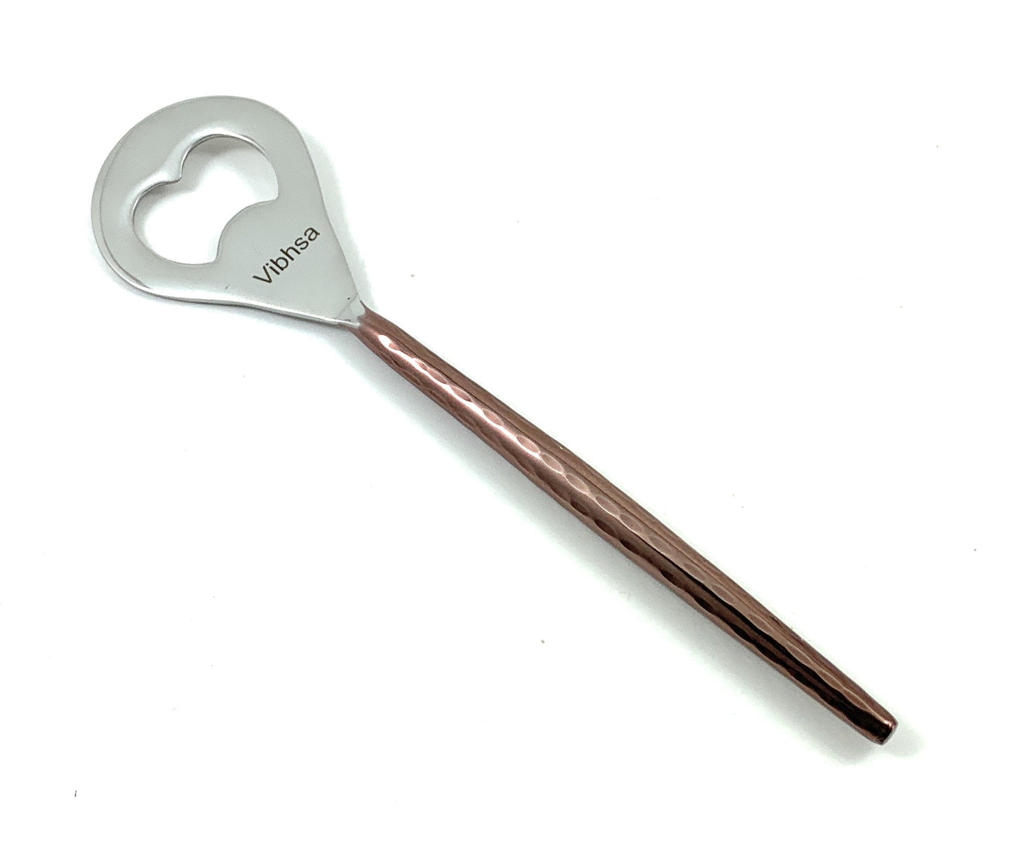Vibhsa 4-Piece Bartending Kit | Stainless Steel Bar Tools Set | Copper Hammered | Home Bar & Professional Use - Niksstuff