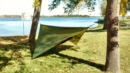 River Country Gear Hammock Rain Fly – Waterproof, Large Coverage, Quick Setup, Green