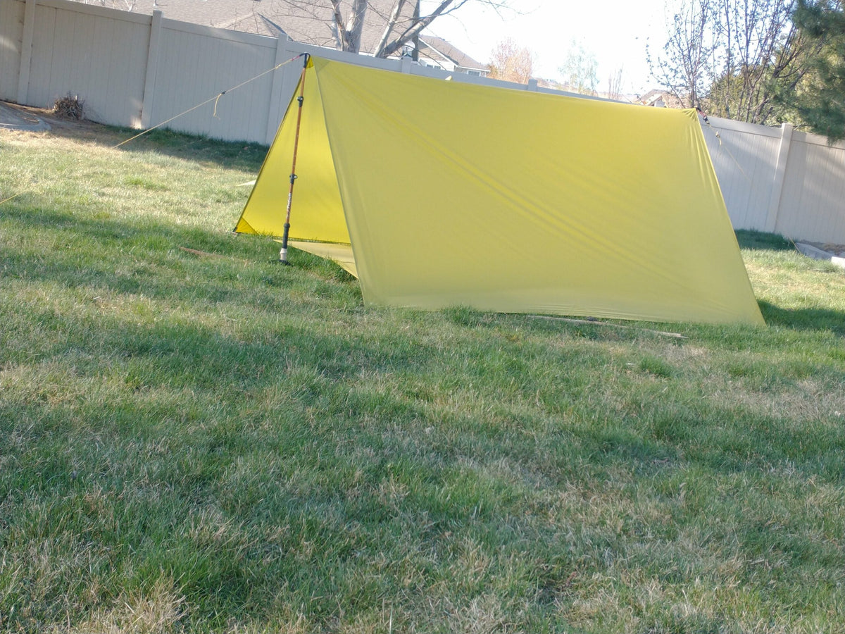 River Country Gear Trekker Elite Tarp Tent – Silnylon, 1 lb 12 oz, Stakes & Ground Tarp Included