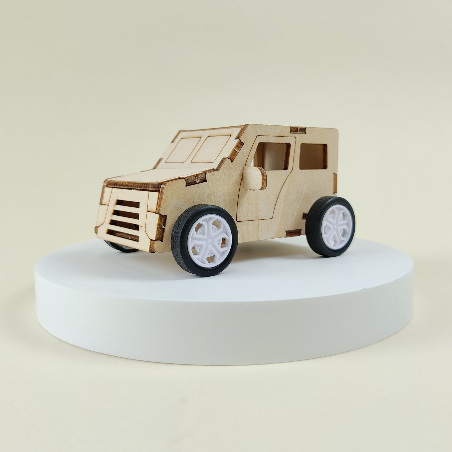 Pull String Car DIY Kit | Personalized STEM Toy for Kids Ages 6+ - Niksstuff
