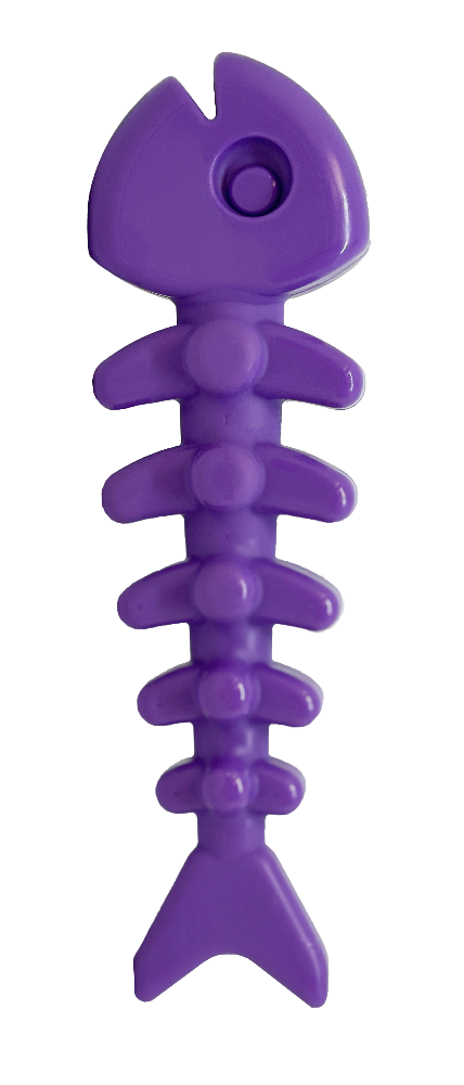 SodaPup Fish Bone Nylon Chew Toy for Aggressive Chewers | USA Made - Niksstuff
