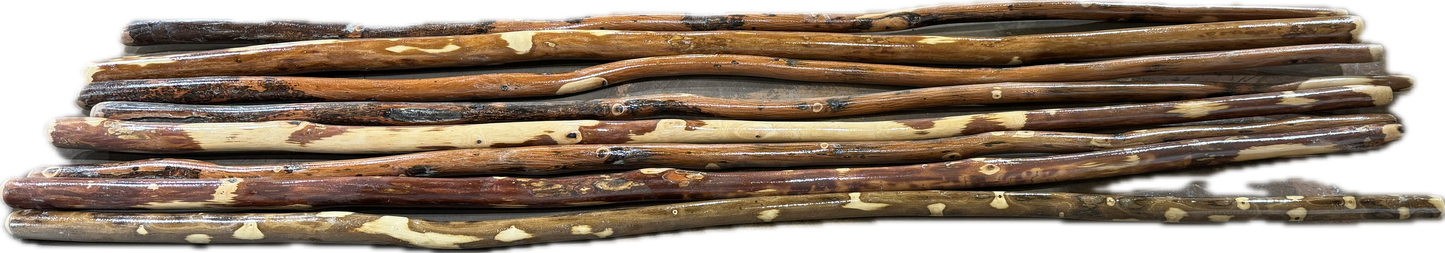 Handmade Ozark Hardwood Hiking Stick | 36”–72” | Oak or Hickory | Made in USA | Parker Homestead