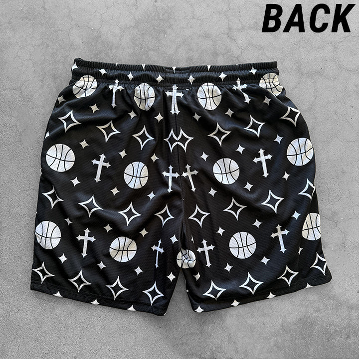 Bigger Than Basketball - Crossover - Shorts - Black | Youth & Adult - Niksstuff