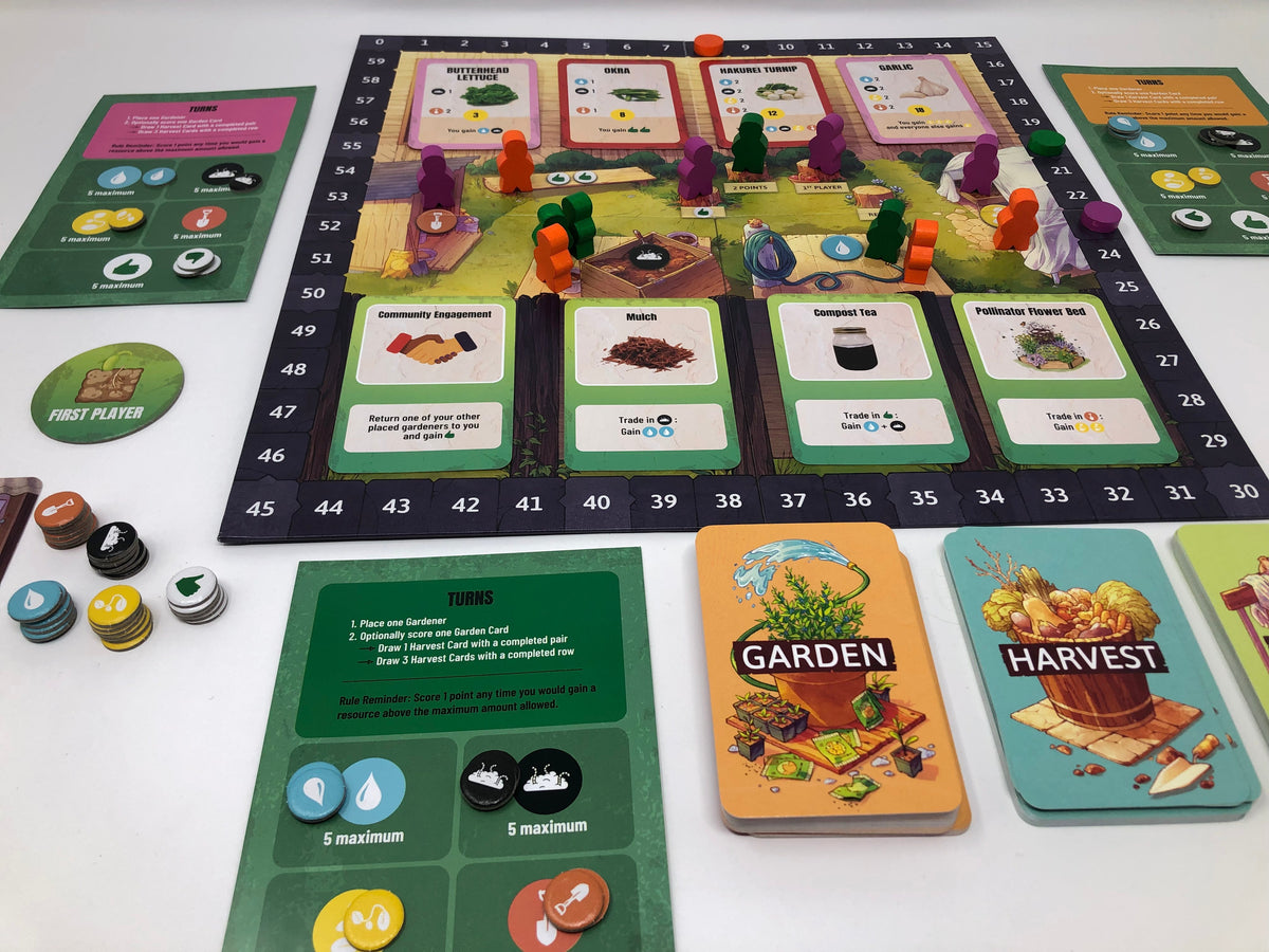 Community Garden: The Board Game - 2-4 Players Strategic Game