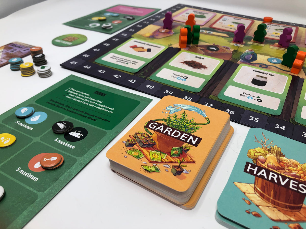 Community Garden: The Board Game - 2-4 Players Strategic Game