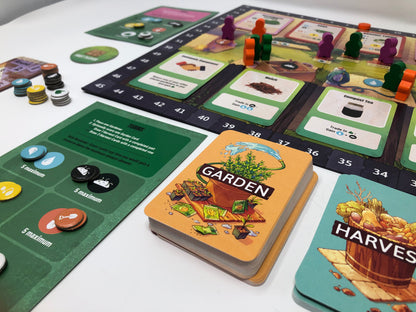 Community Garden: The Board Game - 2-4 Players Strategic Game