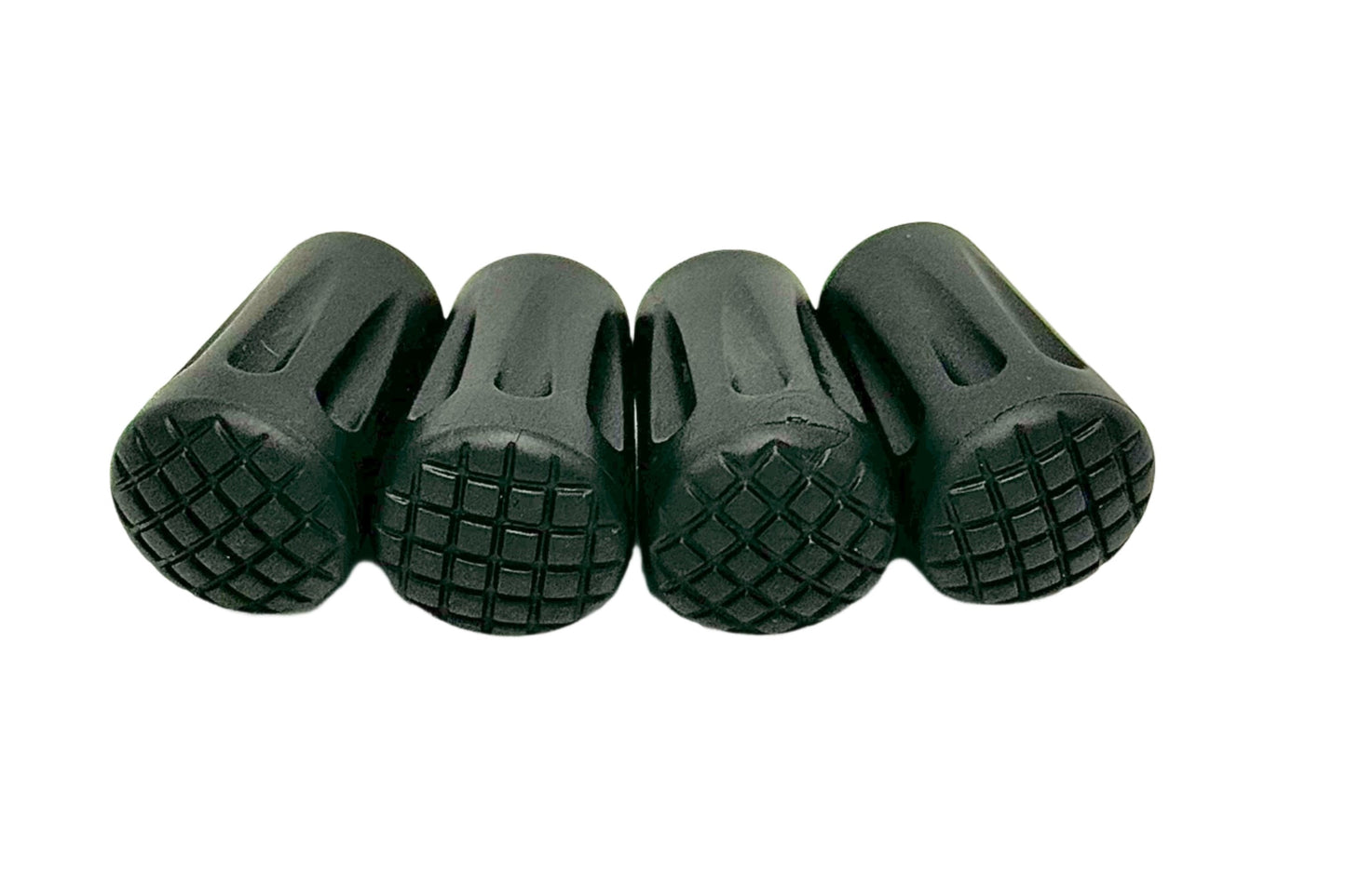 Pike Trail Trekking Pole Tips | Universal Rubber Replacement Protectors | Set of 4 | 11mm