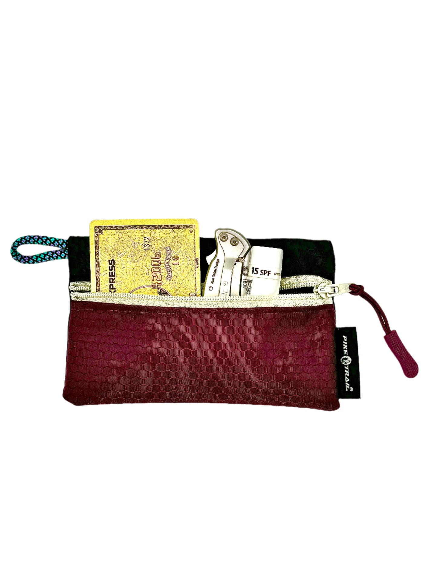 Pike Trail Upcycled Gaiter Wallet | Handcrafted in Missouri USA | Ultralight | Under 1 oz