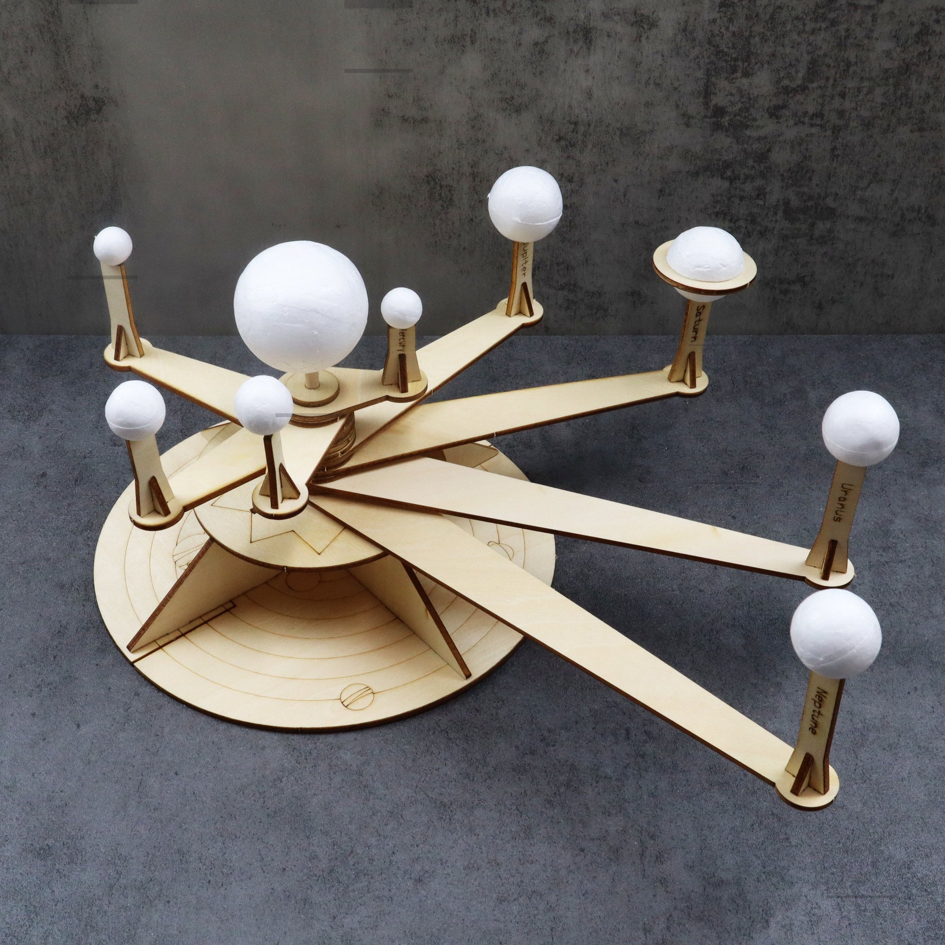 Solar System Model DIY Kit | Space STEM Toy for Kids Ages 6+ - Niksstuff