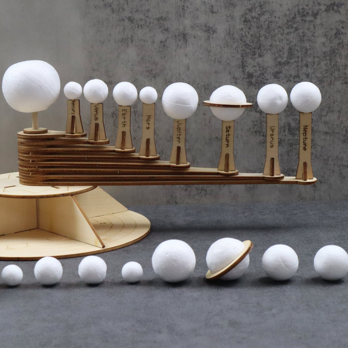 Solar System Model DIY Kit | Space STEM Toy for Kids Ages 6+ - Niksstuff