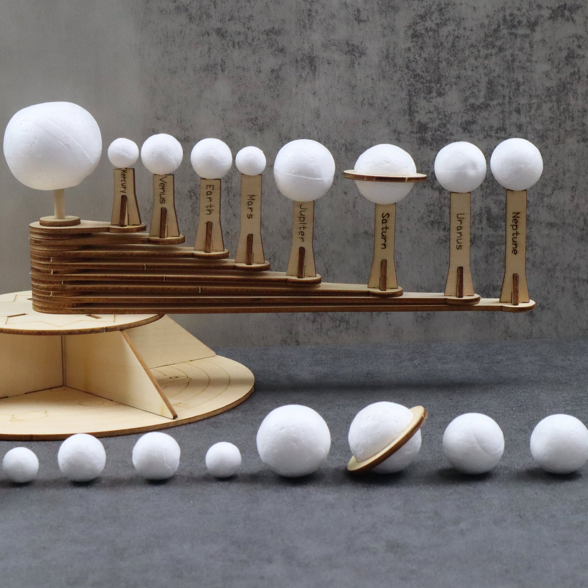 Solar System Model DIY Kit | Space STEM Toy for Kids Ages 6+ - Niksstuff