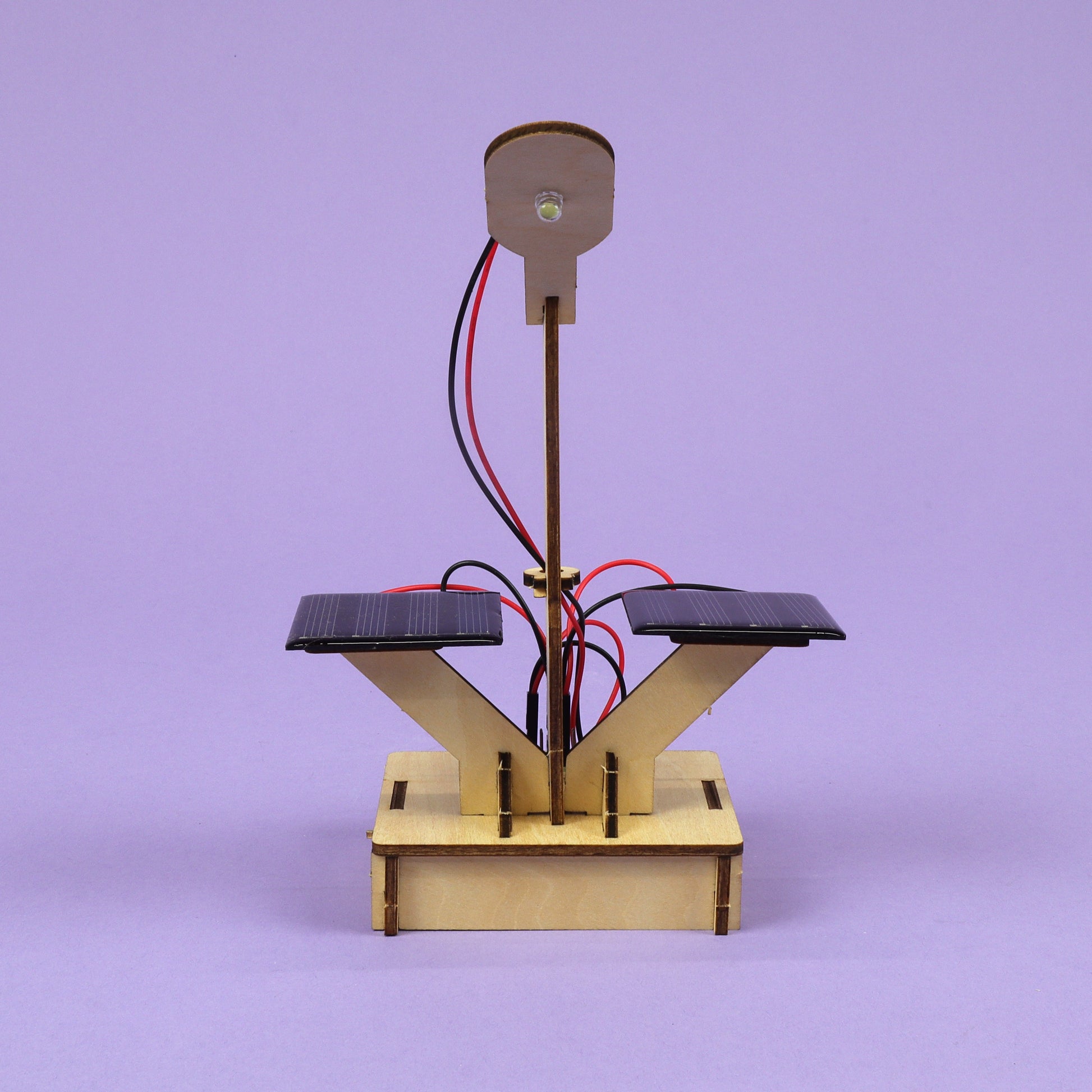 Solar Lamp DIY Kit | Light-Sensitive STEM Toy for Kids Ages 10+ - Niksstuff