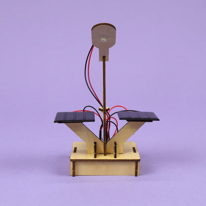 Solar Lamp DIY Kit | Light-Sensitive STEM Toy for Kids Ages 10+ - Niksstuff