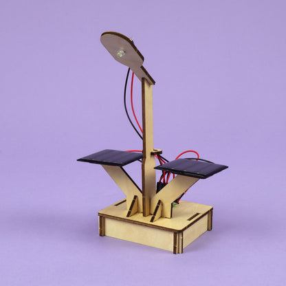 Solar Lamp DIY Kit | Light-Sensitive STEM Toy for Kids Ages 10+ - Niksstuff