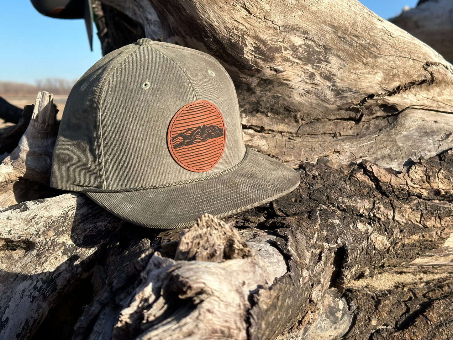 Pike Trail Rawhide Leather Patch Hat | Snapback | 6 Styles