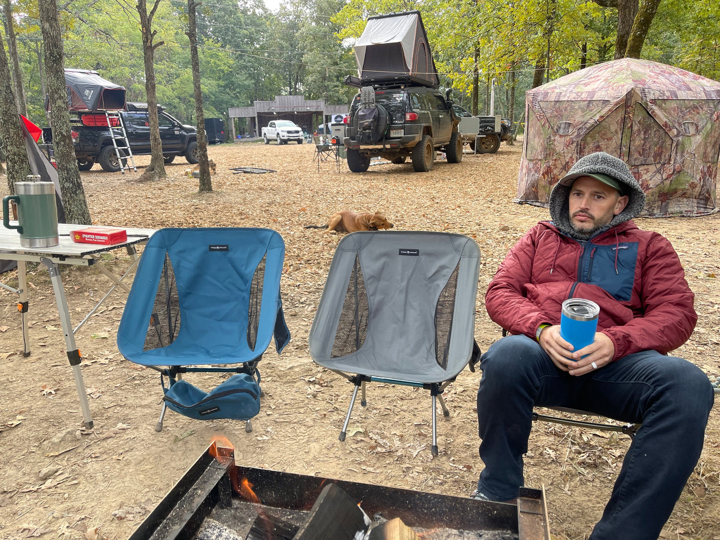 Pike Trail Ultralight Camp Chair | 2.2 lbs | 330 lb Capacity | Carry Bag Included