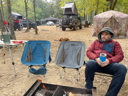 Pike Trail Ultralight Camp Chair | 2.2 lbs | 330 lb Capacity | Carry Bag Included