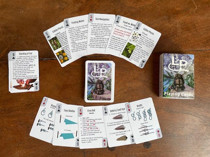 River Country Gear Life in a Pack Survival Playing Cards – 56 Waterproof Cards with Survival Tips