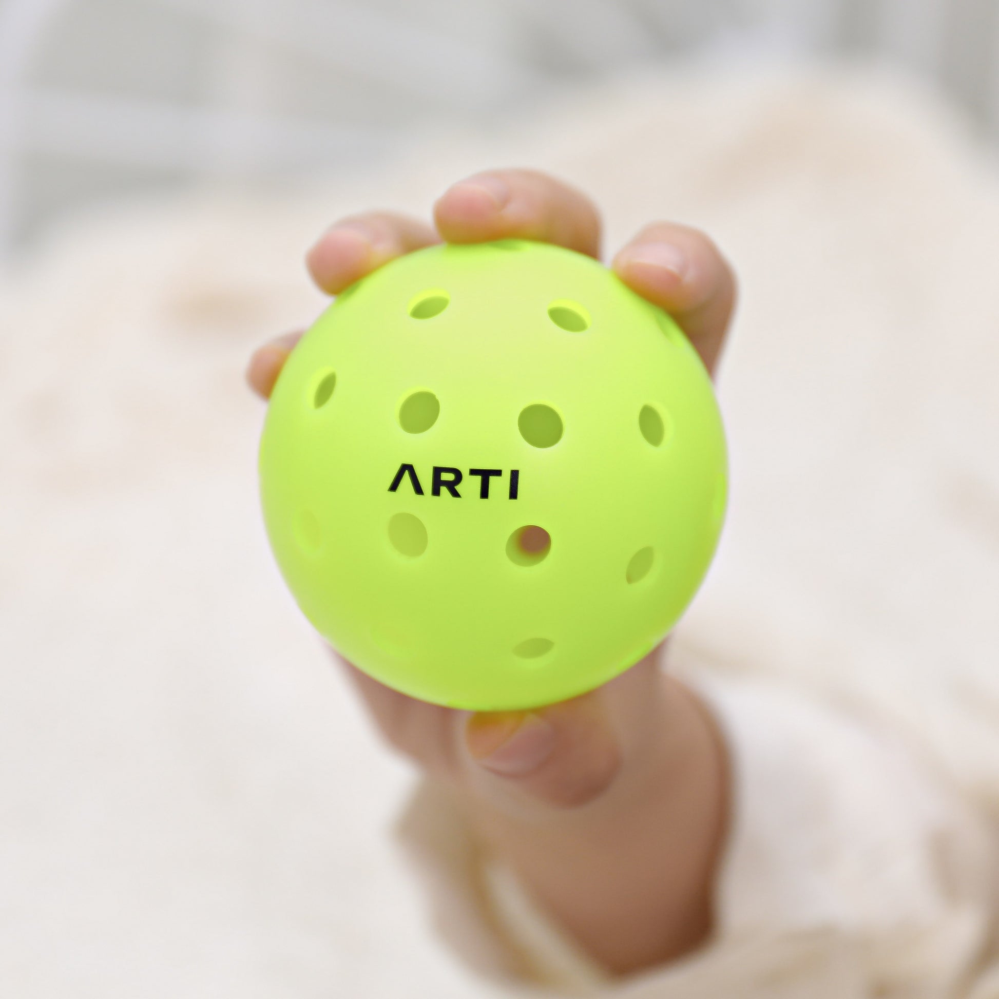 ARTI Outdoor Pickleball | ARTI-40 | LLDPE | Regulation Size 2.91" | 0.9-0.93oz | High-Visibility - Niksstuff