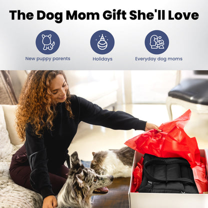 Rubyloo Puffer Dog Travel Bag | Quilted Nylon Tote | 9 Pockets | Bowls & Containers Included | 6 Colors