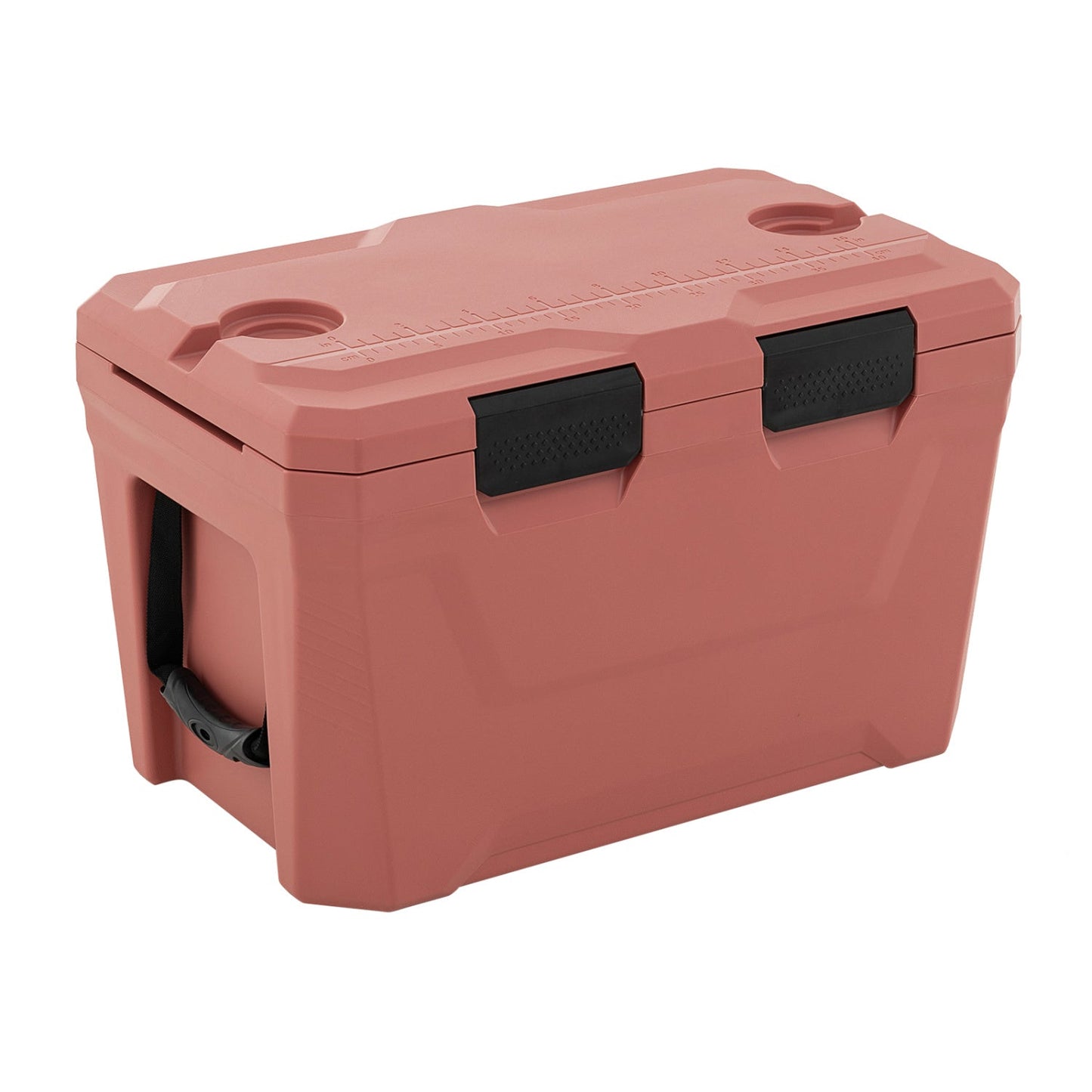 Large Insulated Hard Shell Cooler with Cup Holders, Bottle Opener & Drain Plug