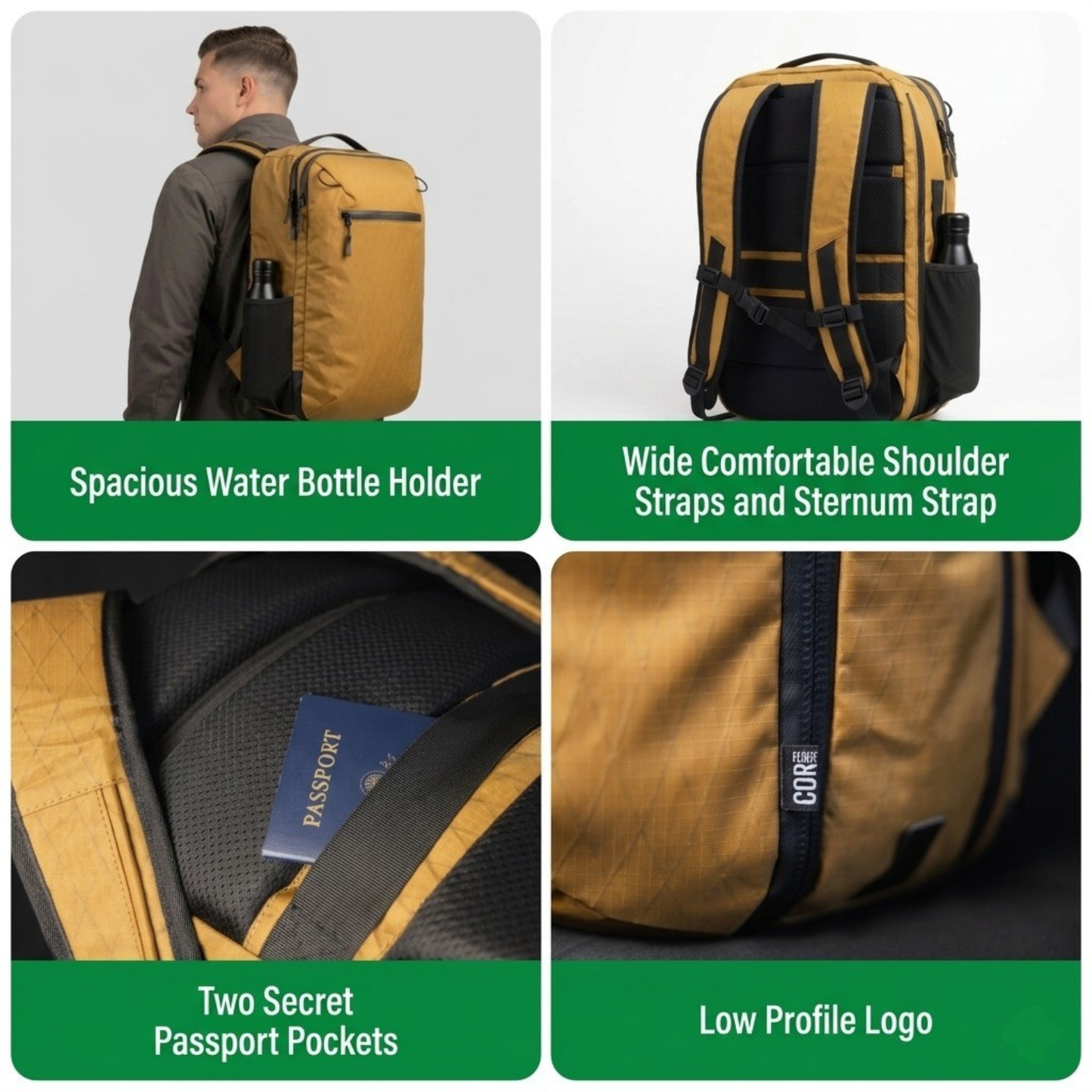 Island Hopper 2.0 TriCor Backpack | Ultralight Carry-On | 28L & 34L - Niksstuff