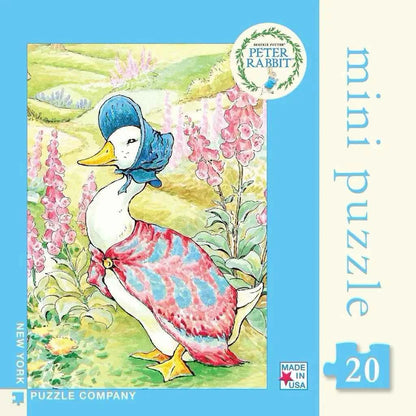 Jemima Puddle-Duck 20 Piece Mini Jigsaw Puzzle | Beatrix Potter | Made in USA