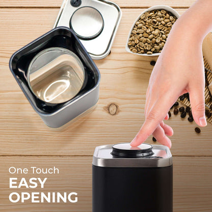 Kaffe 16oz Square Glass Airtight Food Storage Container