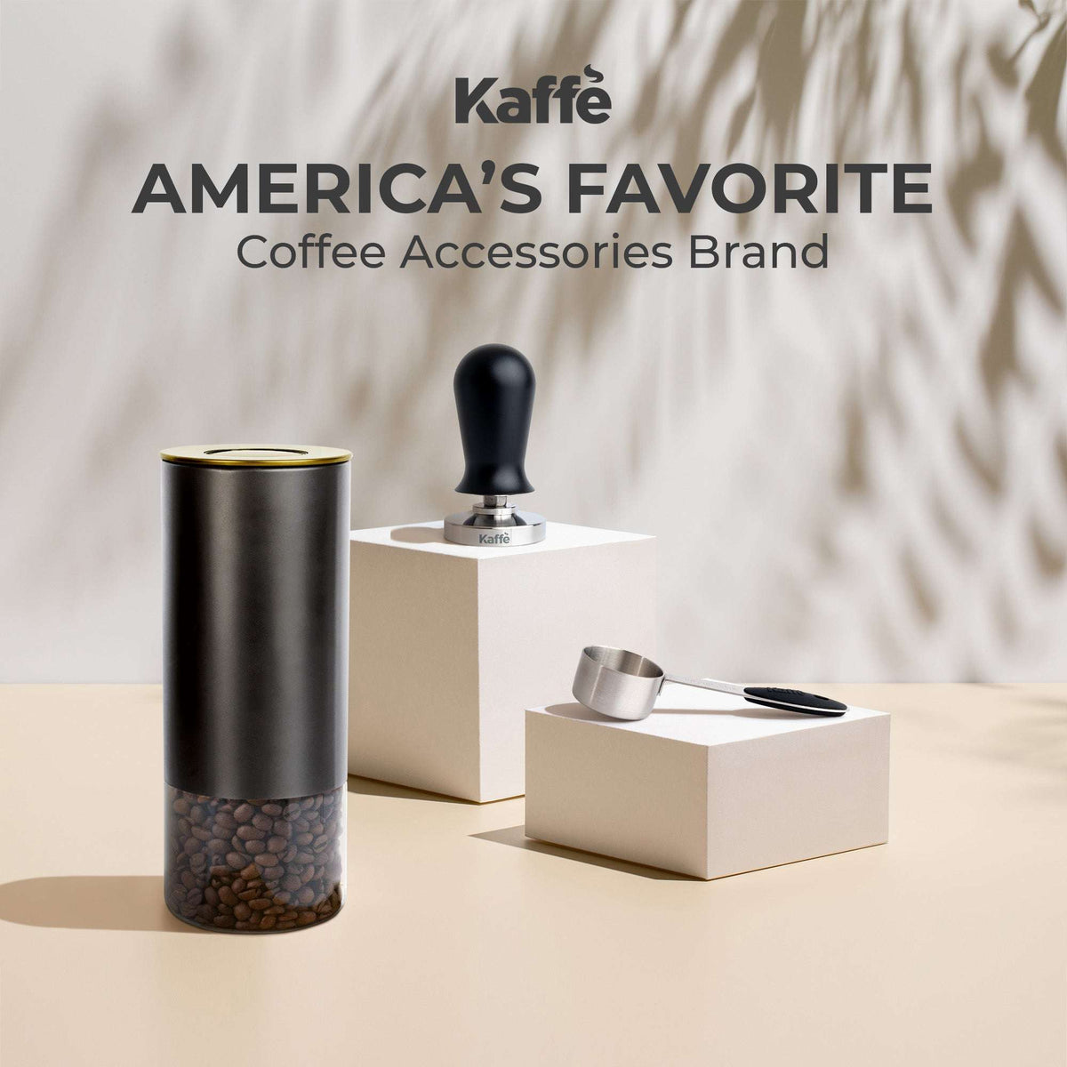 Kaffe 16oz Round Glass & Stainless Steel Storage Container